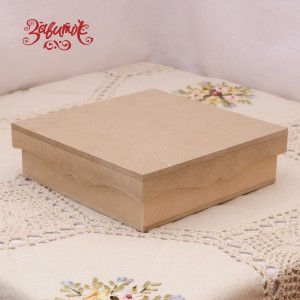 Шкатулка "Варвара", мдф, 20х20х6 см - Заготовки для декупажа. Интернет-магазин Завиток